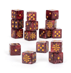 Warhammer 40k: Chaos Knights Dice Set | Dragon's Lair Comics and Fantasy Houston TX