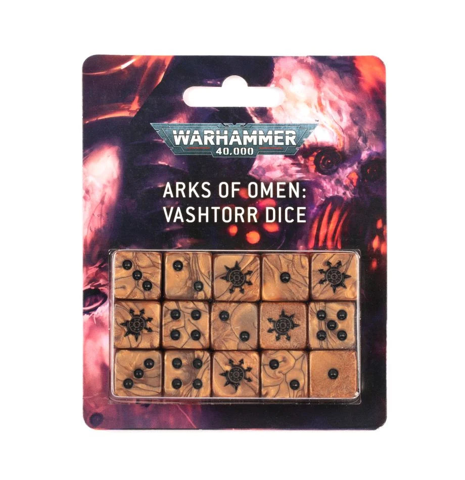 Warhammer 40k: Arks of Omen Vashtorr Dice Set | Dragon's Lair Comics and Fantasy Houston TX