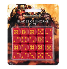 Warhammer Age of Sigmar: Blades of Khorne Dice Set | Dragon's Lair Comics and Fantasy Houston TX