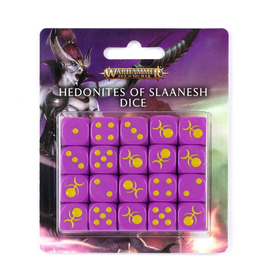 Warhammer Age of Sigmar: Hedonites of Slaanesh Dice | Dragon's Lair Comics and Fantasy Houston TX