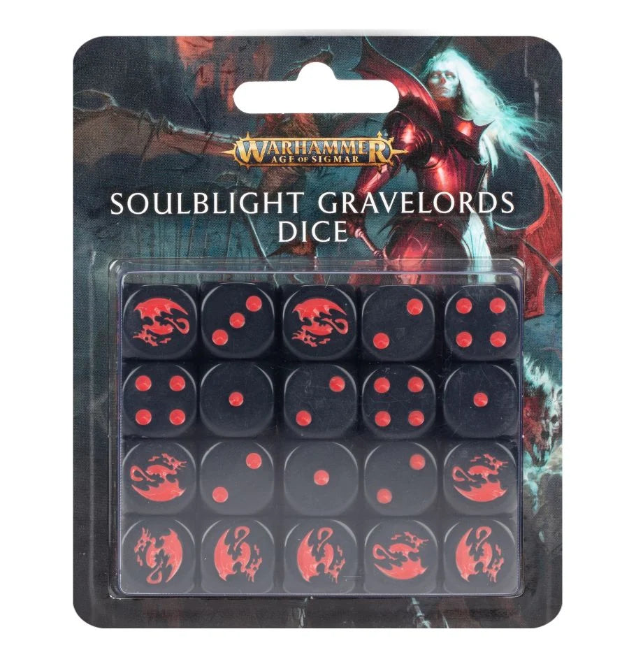 Warhammer Age Of Sigmar: Soulblight Gravelords Dice Set | Dragon's Lair Comics and Fantasy Houston TX