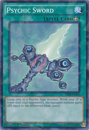 Psychic Sword [BP03-EN163] Shatterfoil Rare | Dragon's Lair Comics and Fantasy Houston TX