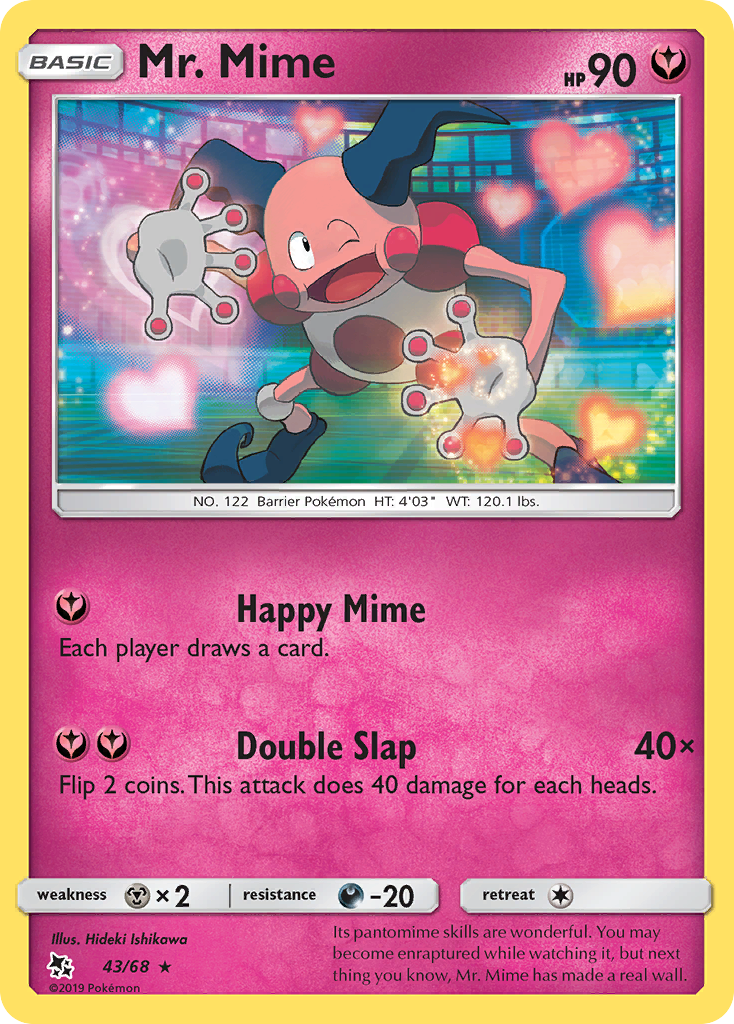 Mr. Mime (43/68) [Sun & Moon: Hidden Fates] | Dragon's Lair Comics and Fantasy Houston TX