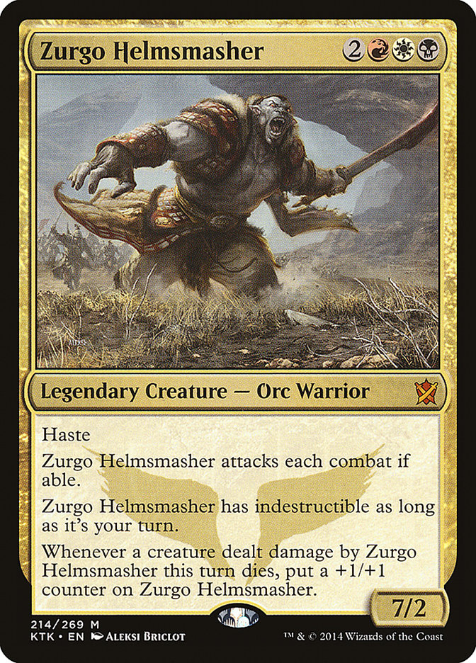 Zurgo Helmsmasher [Khans of Tarkir] | Dragon's Lair Comics and Fantasy Houston TX