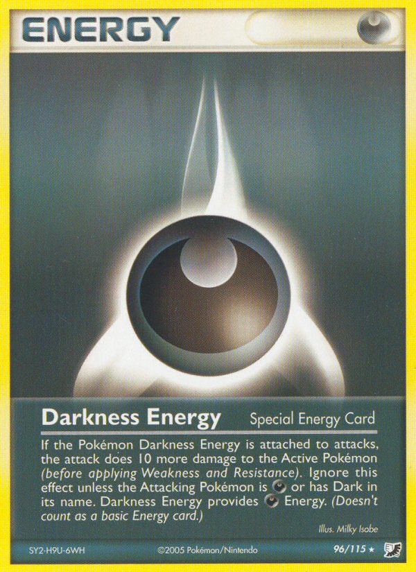 Darkness Energy (96/115) [EX: Unseen Forces] | Dragon's Lair Comics and Fantasy Houston TX