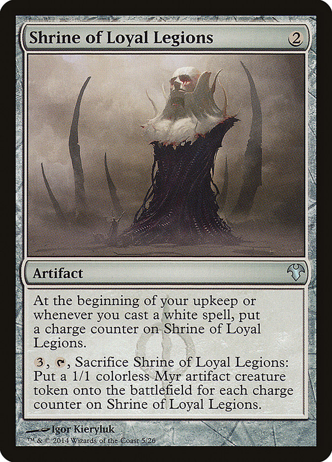 Shrine of Loyal Legions [Modern Event Deck 2014] | Dragon's Lair Comics and Fantasy Houston TX