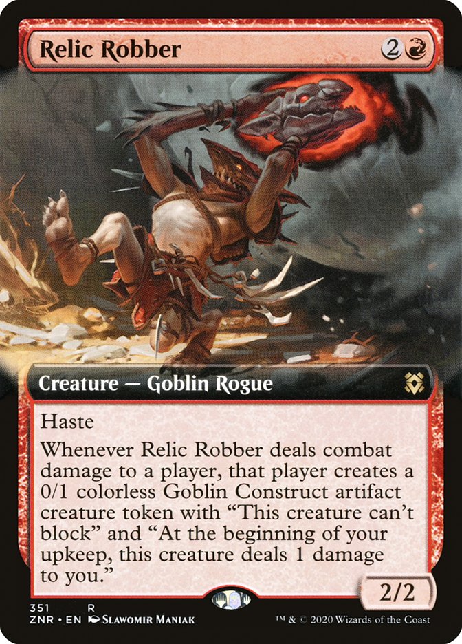 Relic Robber (Extended Art) [Zendikar Rising] | Dragon's Lair Comics and Fantasy Houston TX