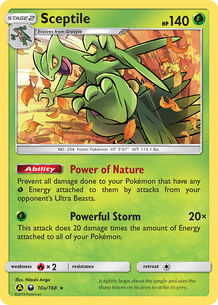 Sceptile (10a/168) [Alternate Art Promos] | Dragon's Lair Comics and Fantasy Houston TX