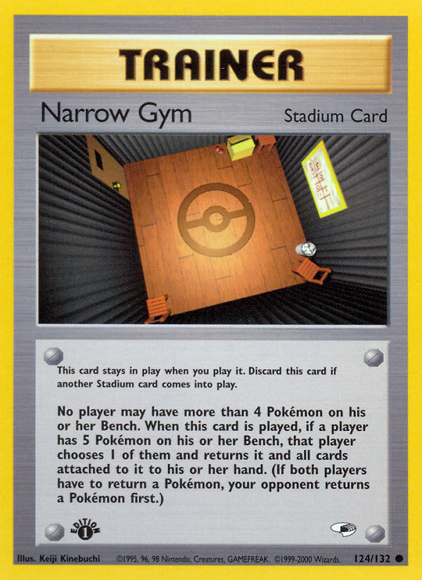 Narrow Gym (124/132) [Gym Heroes 1st Edition] | Dragon's Lair Comics and Fantasy Houston TX