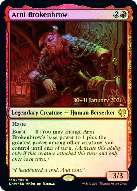 Arni Brokenbrow [Kaldheim Prerelease Promos] | Dragon's Lair Comics and Fantasy Houston TX