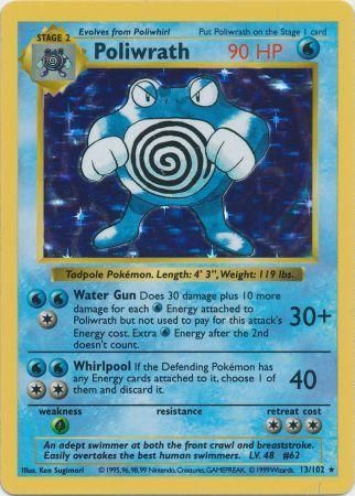 Poliwrath (13/102) [Base Set Shadowless Unlimited] | Dragon's Lair Comics and Fantasy Houston TX