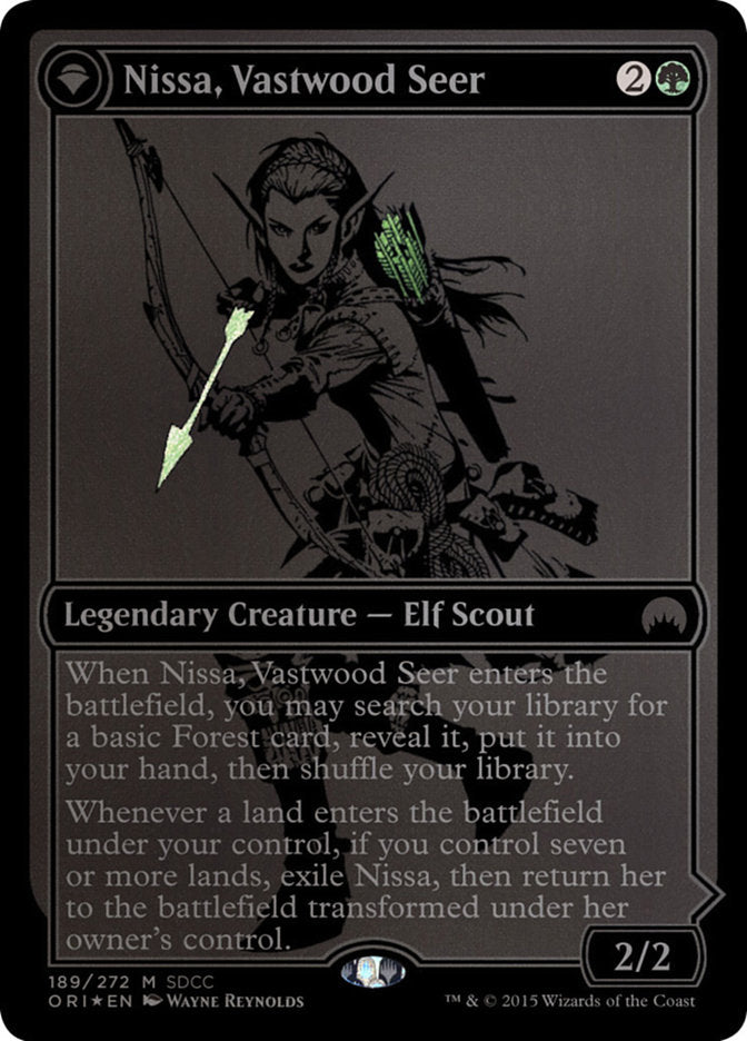 Nissa, Vastwood Seer // Nissa, Sage Animist [San Diego Comic-Con 2015] | Dragon's Lair Comics and Fantasy Houston TX