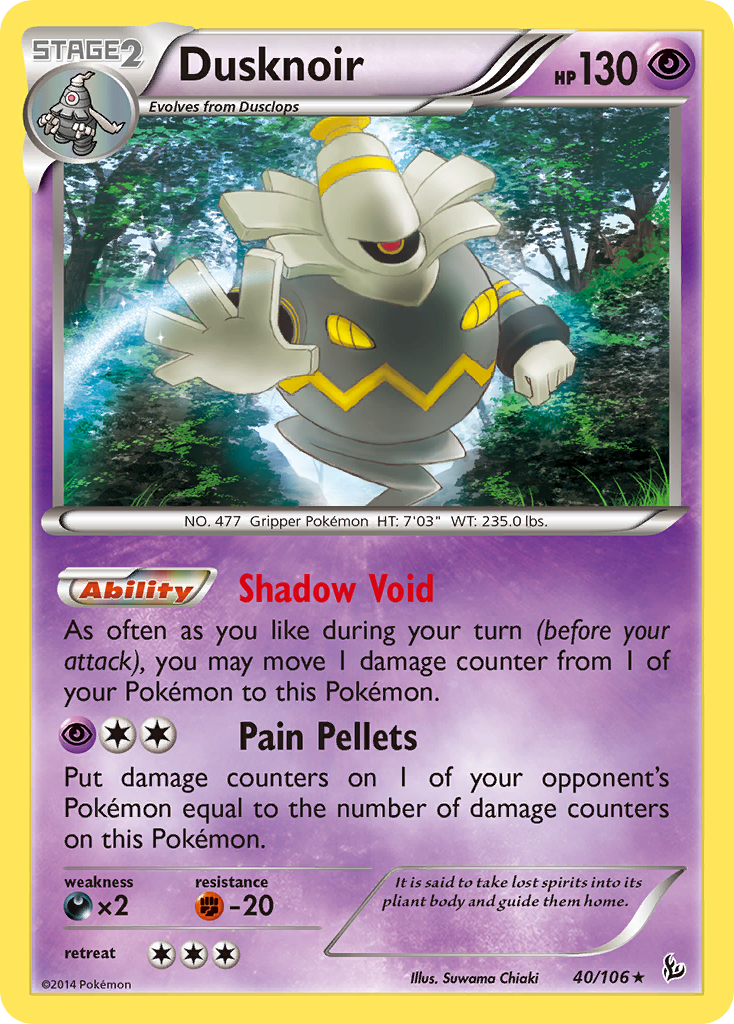 Dusknoir (40/106) [XY: Flashfire] | Dragon's Lair Comics and Fantasy Houston TX