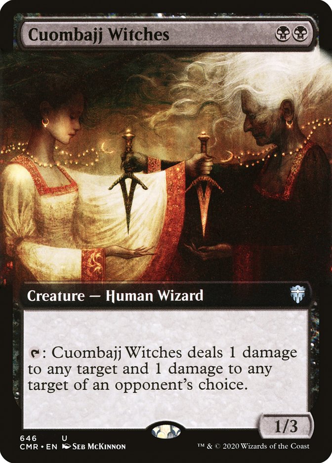 Cuombajj Witches (Extended Art) [Commander Legends] | Dragon's Lair Comics and Fantasy Houston TX