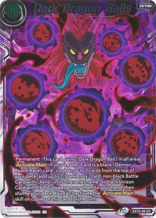 Dark Dragon Balls (EX16-09) [Ultimate Deck] | Dragon's Lair Comics and Fantasy Houston TX