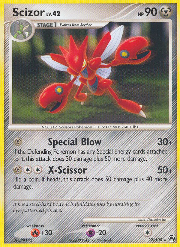 Scizor (29/100) [Diamond & Pearl: Majestic Dawn] | Dragon's Lair Comics and Fantasy Houston TX