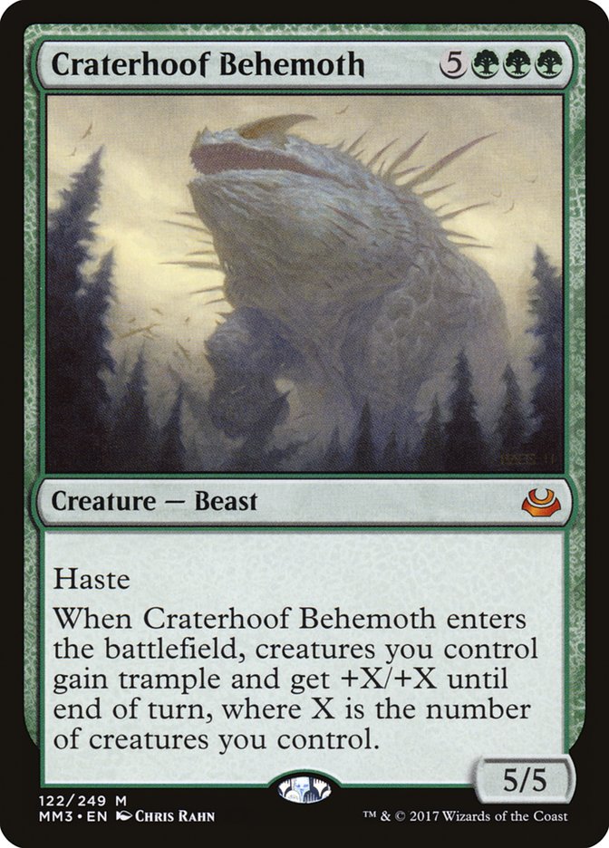 Craterhoof Behemoth [Modern Masters 2017] | Dragon's Lair Comics and Fantasy Houston TX