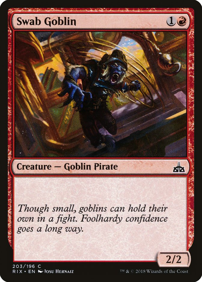 Swab Goblin [Rivals of Ixalan] | Dragon's Lair Comics and Fantasy Houston TX