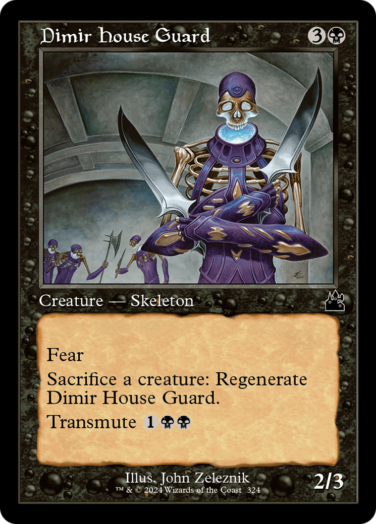 Dimir House Guard (Retro Frame) [Ravnica Remastered] | Dragon's Lair Comics and Fantasy Houston TX