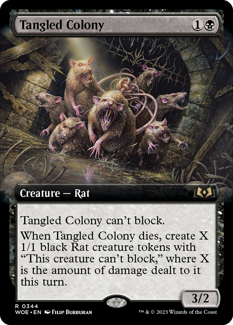 Tangled Colony (Extended Art) [Wilds of Eldraine] | Dragon's Lair Comics and Fantasy Houston TX