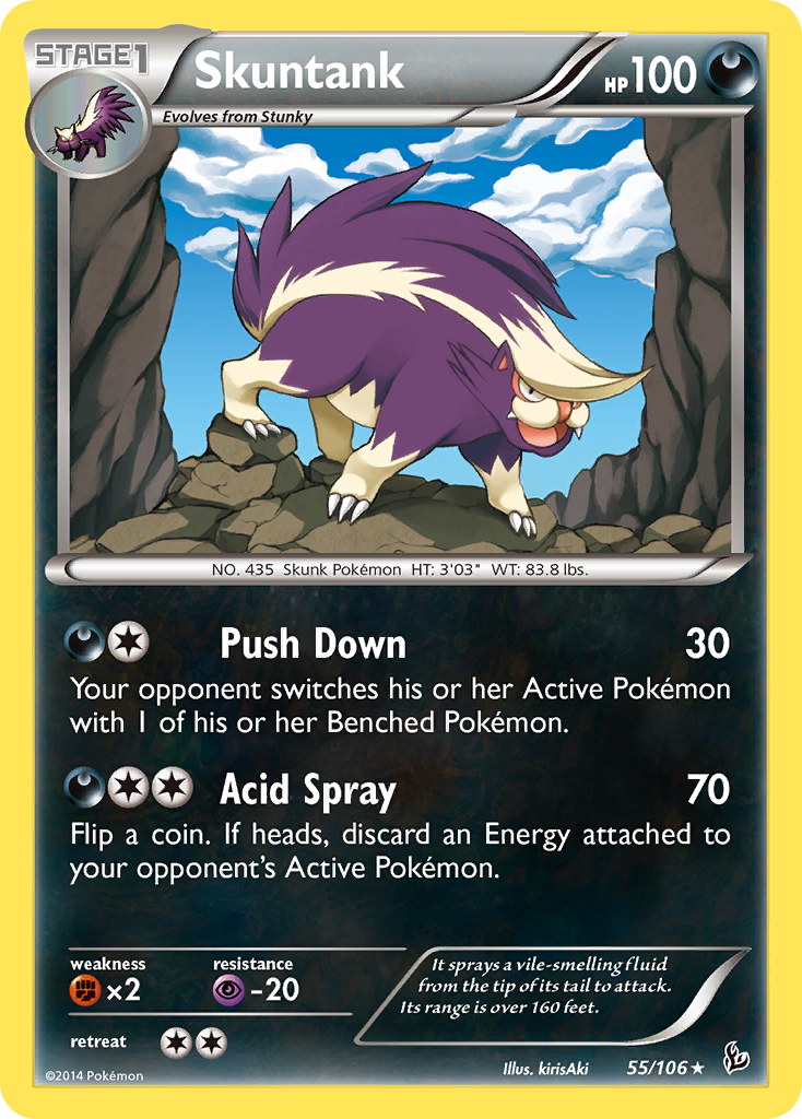 Skuntank (55/106) [XY: Flashfire] | Dragon's Lair Comics and Fantasy Houston TX