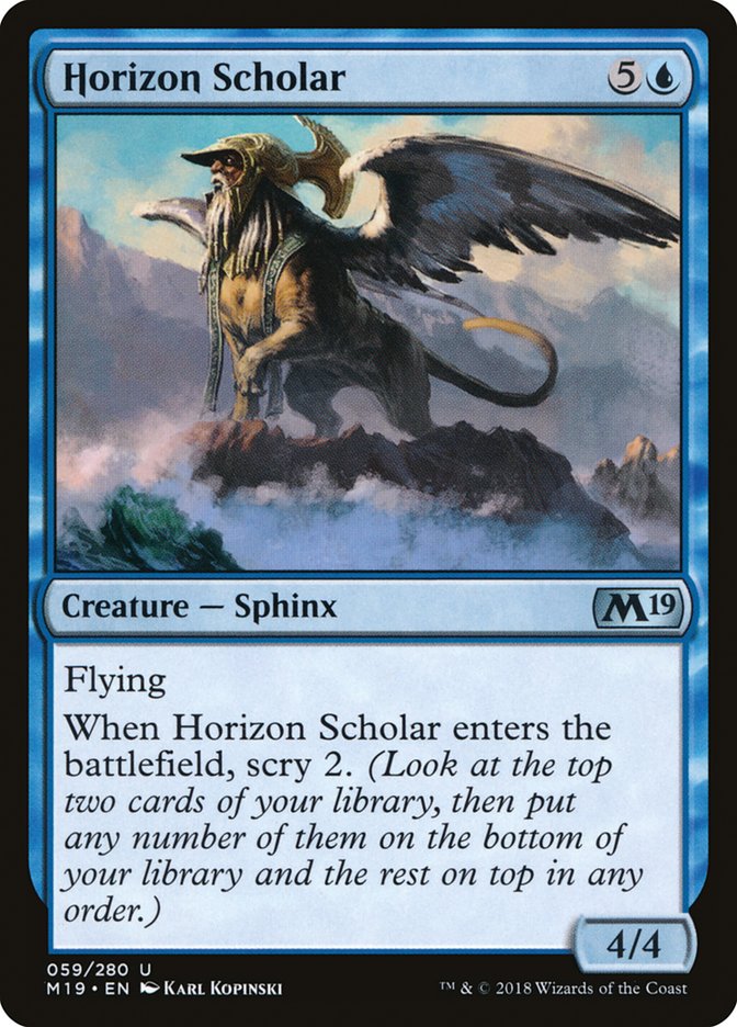 Horizon Scholar [Core Set 2019] | Dragon's Lair Comics and Fantasy Houston TX