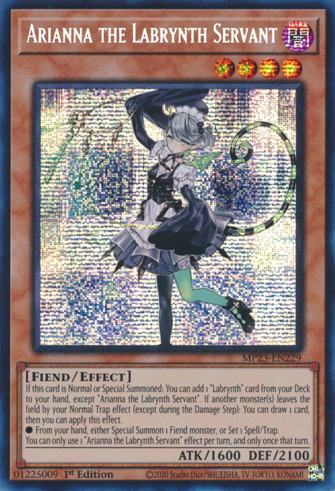 Arianna the Labrynth Servant [MP23-EN229] Prismatic Secret Rare | Dragon's Lair Comics and Fantasy Houston TX