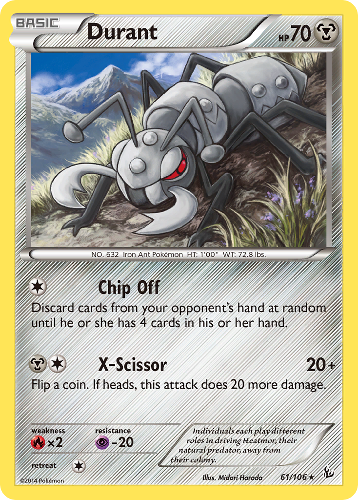 Durant (61/106) [XY: Flashfire] | Dragon's Lair Comics and Fantasy Houston TX