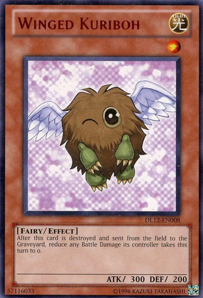 Winged Kuriboh (Red) [DL12-EN008] Rare | Dragon's Lair Comics and Fantasy Houston TX