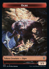 Boar // Ogre Double-Sided Token [Commander Legends: Battle for Baldur's Gate Tokens] | Dragon's Lair Comics and Fantasy Houston TX