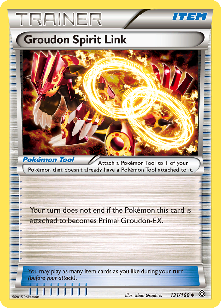 Groudon Spirit Link (131/160) [XY: Primal Clash] | Dragon's Lair Comics and Fantasy Houston TX