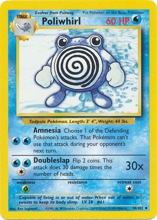 Poliwhirl (38/102) [Base Set Unlimited] | Dragon's Lair Comics and Fantasy Houston TX