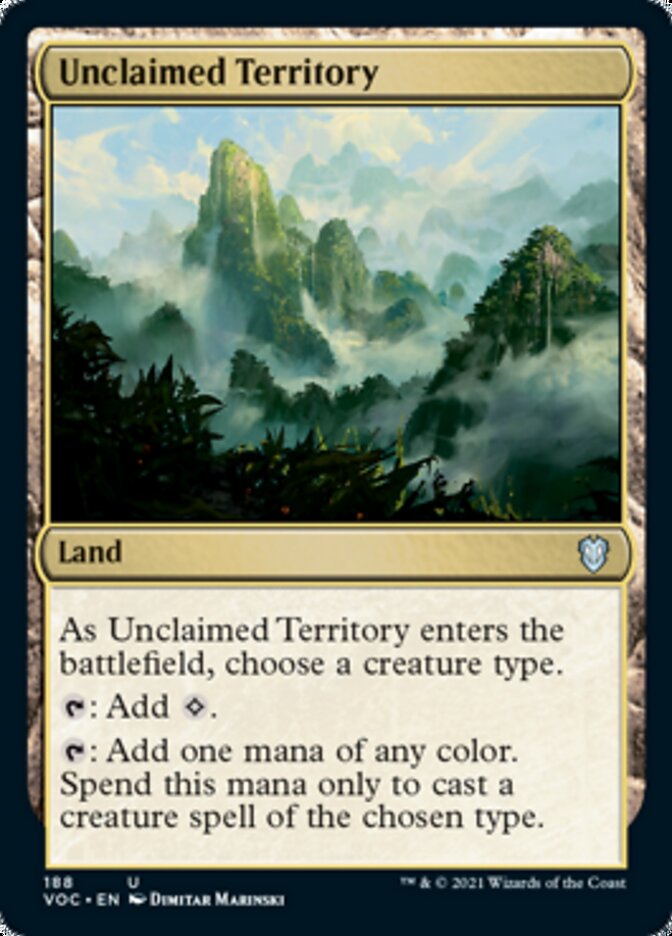 Unclaimed Territory [Innistrad: Crimson Vow Commander] | Dragon's Lair Comics and Fantasy Houston TX