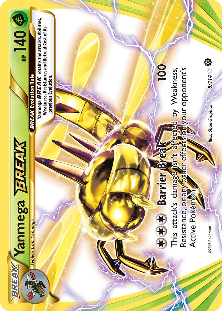 Yanmega BREAK (8/114) [XY: Steam Siege] | Dragon's Lair Comics and Fantasy Houston TX