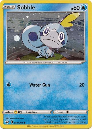 Sobble (054/202) (Cosmos Holo) [Sword & Shield: Base Set] | Dragon's Lair Comics and Fantasy Houston TX