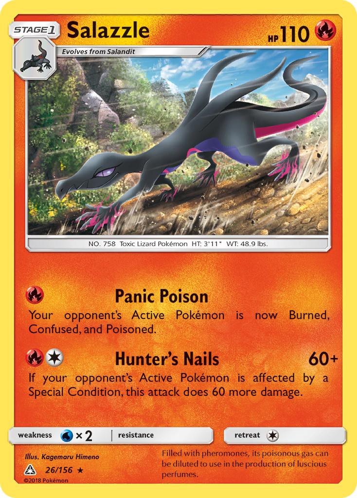 Salazzle (26/156) [Sun & Moon: Ultra Prism] | Dragon's Lair Comics and Fantasy Houston TX