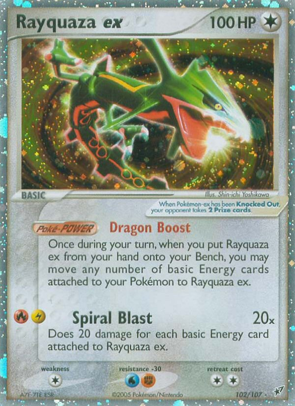 Rayquaza ex (102/107) [EX: Deoxys] | Dragon's Lair Comics and Fantasy Houston TX