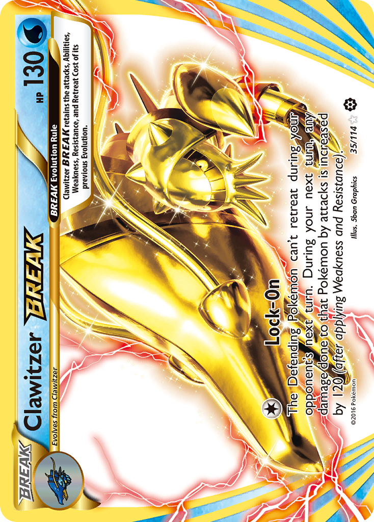 Clawitzer BREAK (35/114) [XY: Steam Siege] | Dragon's Lair Comics and Fantasy Houston TX