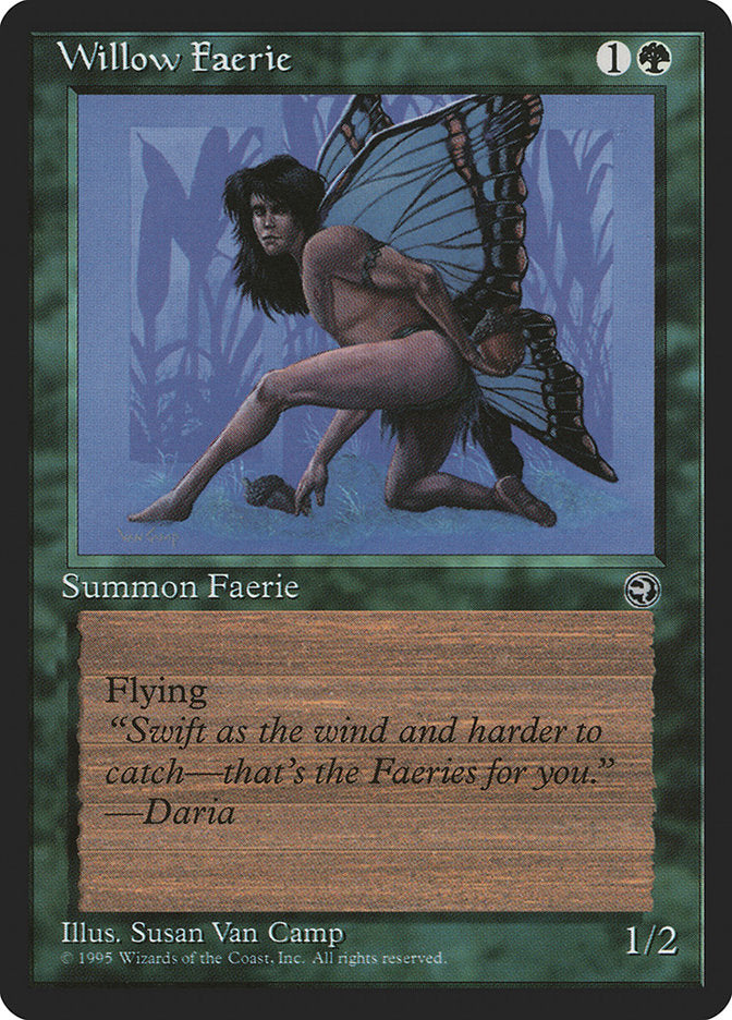 Willow Faerie (Daria Flavor Text) [Homelands] | Dragon's Lair Comics and Fantasy Houston TX