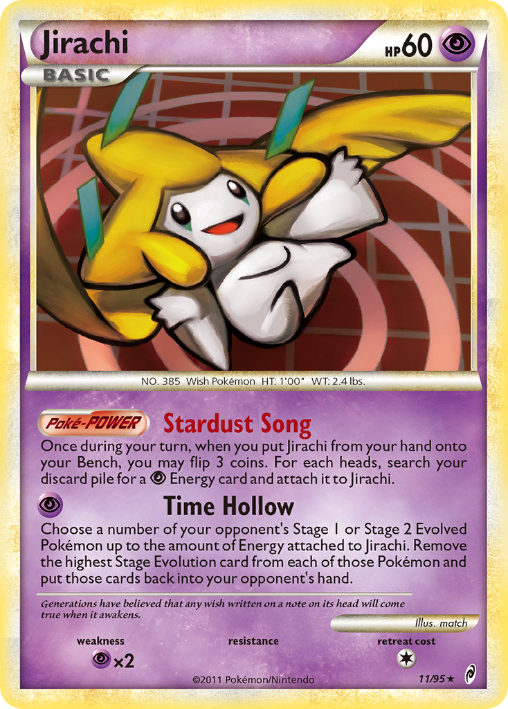 Jirachi (11/95) [HeartGold & SoulSilver: Call of Legends] | Dragon's Lair Comics and Fantasy Houston TX