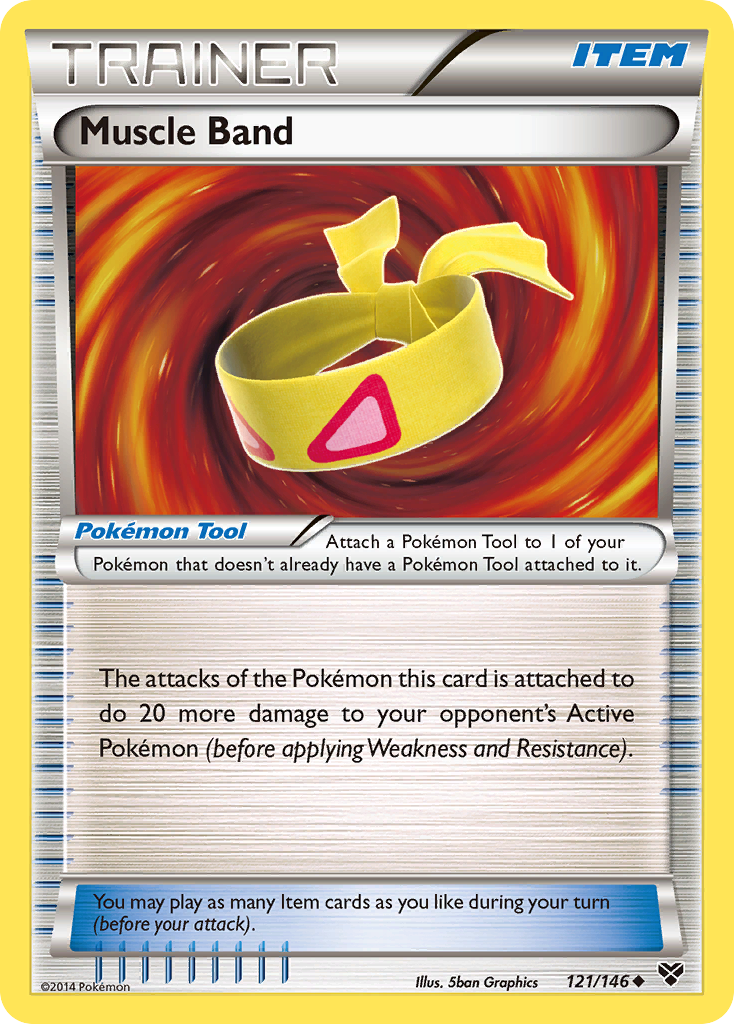 Muscle Band (121/146) [XY: Base Set] | Dragon's Lair Comics and Fantasy Houston TX