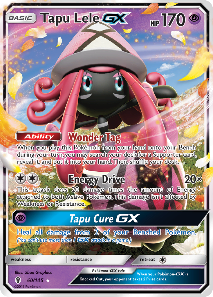 Tapu Lele GX (60/145) [Sun & Moon: Guardians Rising] | Dragon's Lair Comics and Fantasy Houston TX