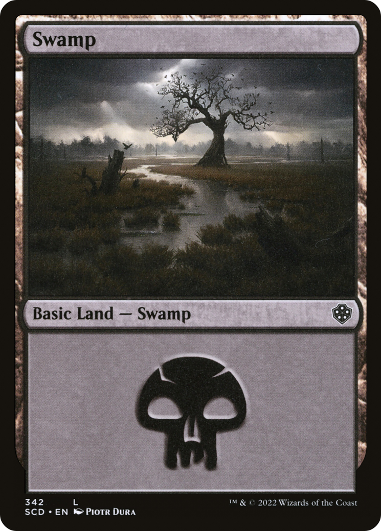 Swamp (342) [Starter Commander Decks] | Dragon's Lair Comics and Fantasy Houston TX