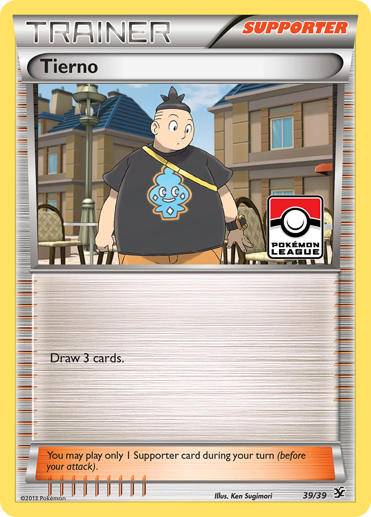 Tierno (39/39) [XY: Kalos Starter Set] | Dragon's Lair Comics and Fantasy Houston TX