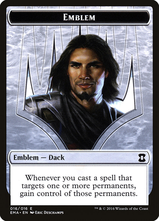 Dack Fayden Emblem [Eternal Masters Tokens] | Dragon's Lair Comics and Fantasy Houston TX