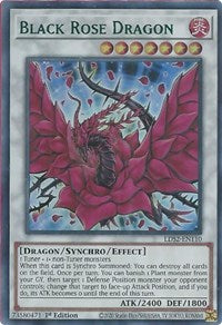 Black Rose Dragon (Green) [LDS2-EN110] Ultra Rare | Dragon's Lair Comics and Fantasy Houston TX