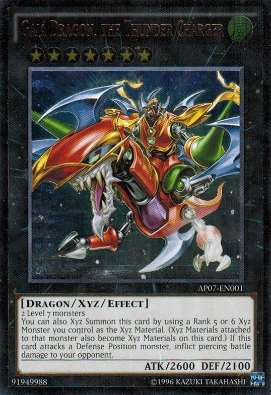 Gaia Dragon, the Thunder Charger [AP07-EN001] Ultimate Rare | Dragon's Lair Comics and Fantasy Houston TX