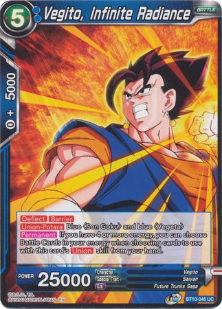 Vegito, Infinite Radiance (BT10-046) [Rise of the Unison Warrior] | Dragon's Lair Comics and Fantasy Houston TX