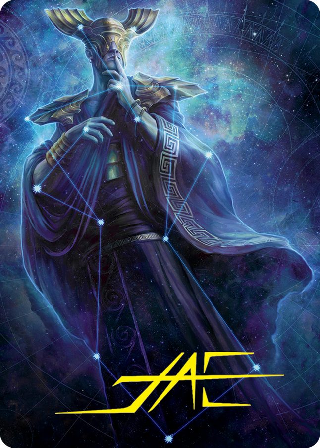 Atris, Oracle of Half-Truths Art Card (Gold-Stamped Signature) [March of the Machine Art Series] | Dragon's Lair Comics and Fantasy Houston TX