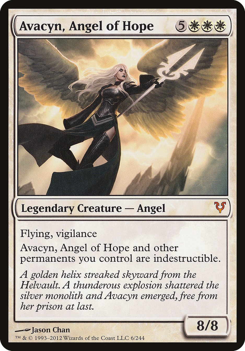 Avacyn, Angel of Hope (Oversized) [Open the Helvault] | Dragon's Lair Comics and Fantasy Houston TX